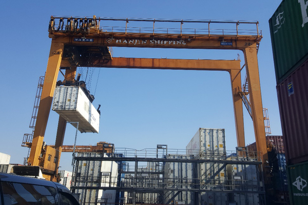 항만 컨테이너항 / TC CRANE - 주행
